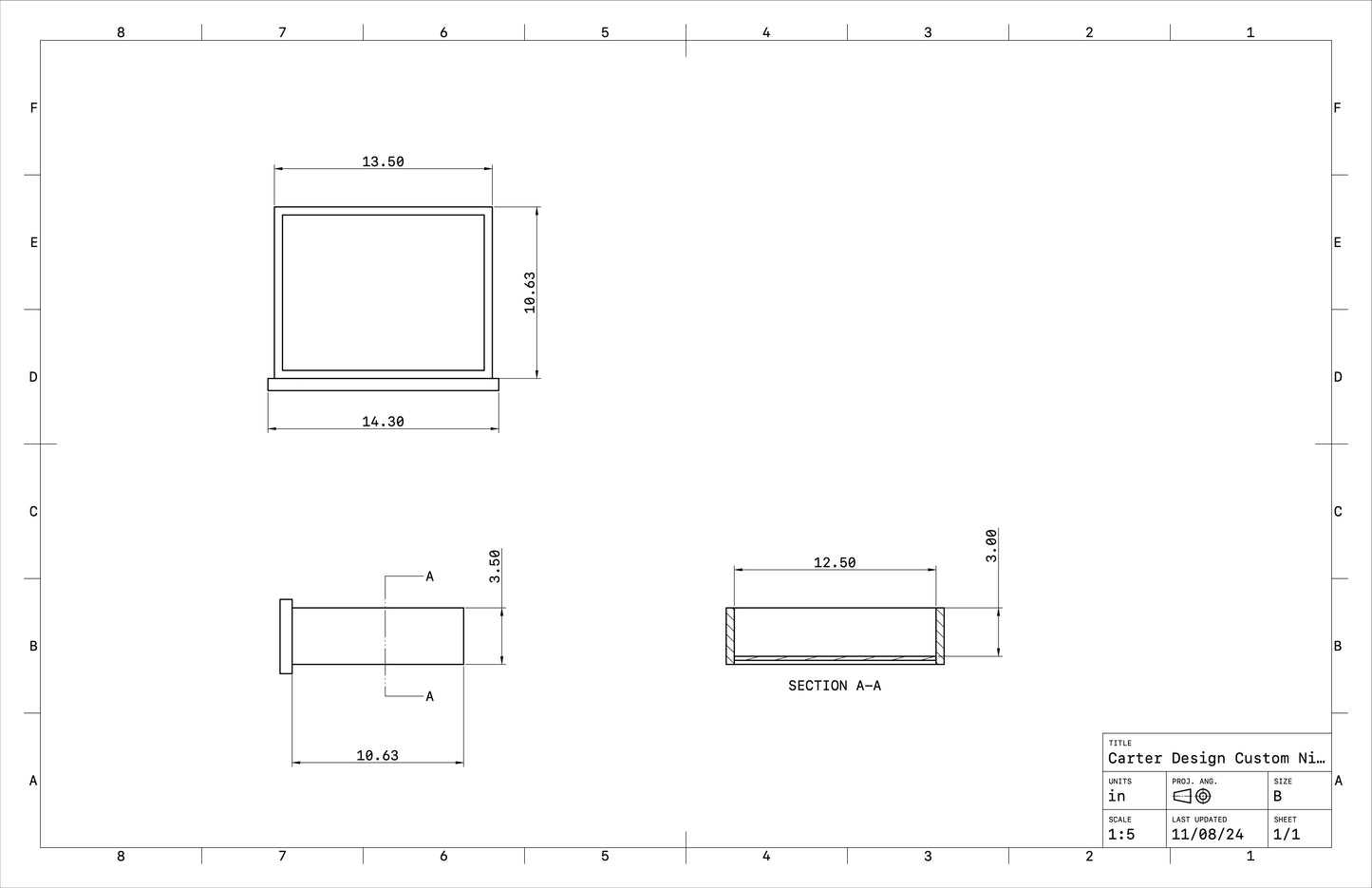 Custom Nightstands for Carter Design