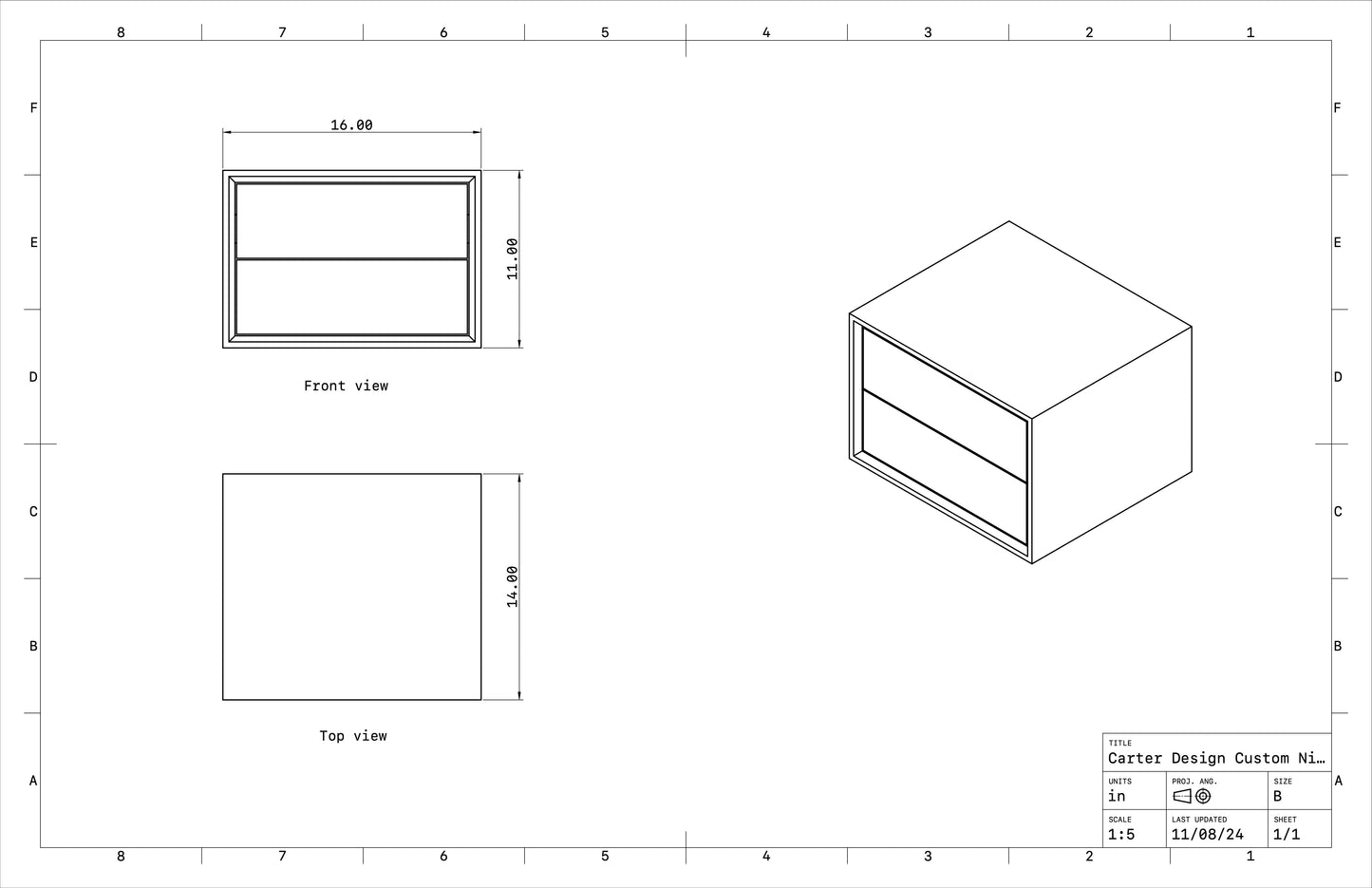 Custom Nightstands for Carter Design