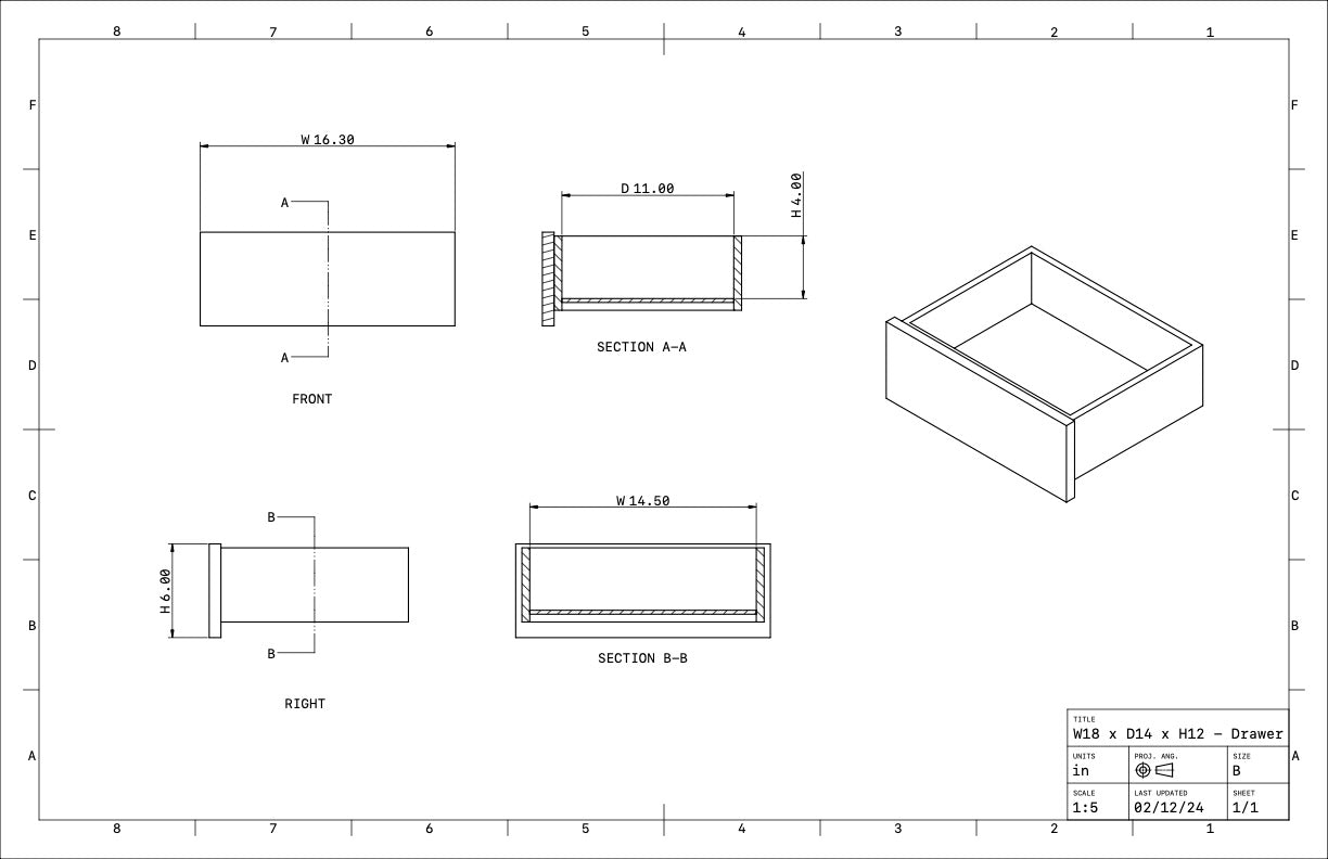 Custom Nightstands for Marielle